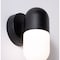 Afx Irvine Outdoor LED Sconce, Black, 5''w x 12''h IRVW0512LAJUDBK - alternate 2